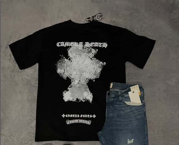black t-shirt