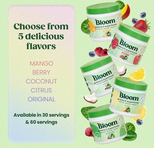 Bloom superfoods and greens