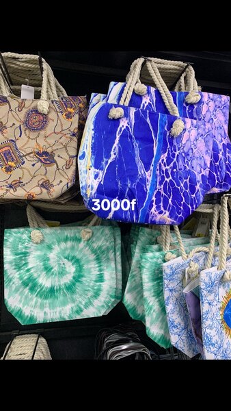 Sac de plage coloré