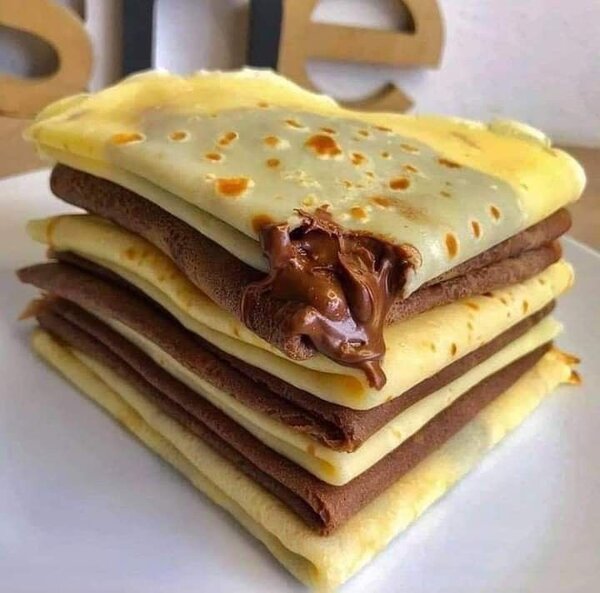 Délicieux Crêpes au Chocolat