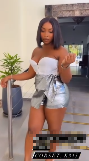 white corset