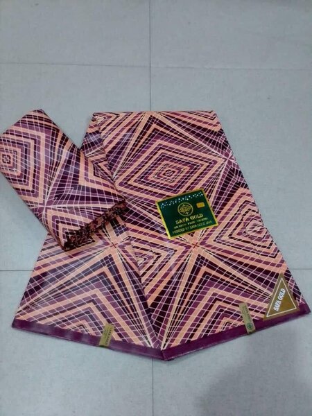 Wax fabric with Super Java 6 yards print