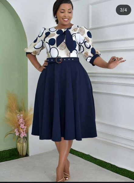 Robe élégante à motifs