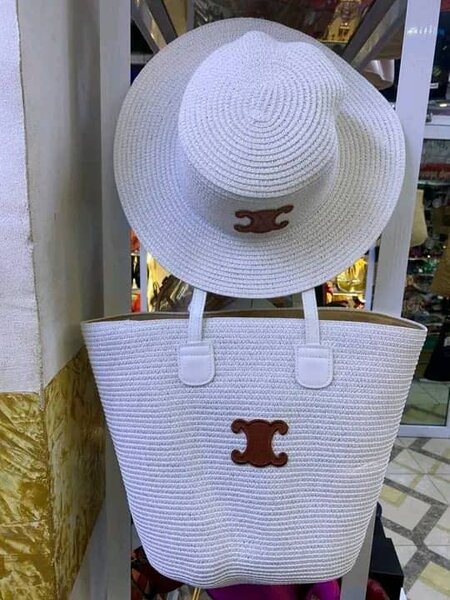 Ensemble chapeau sac stylé été
