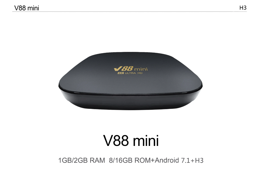 TRANSFORMER VOS TÉLÉ EN TV ANDROID GRÂCE À BOX V88 MINI