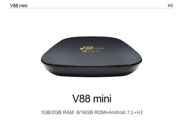 TRANSFORMER VOS TÉLÉ EN TV ANDROID GRÂCE À BOX V88 MINI