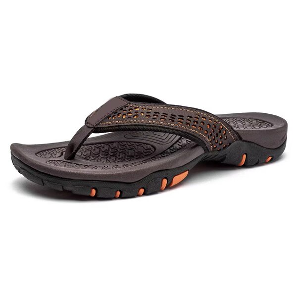 Sandales en cuir véritable