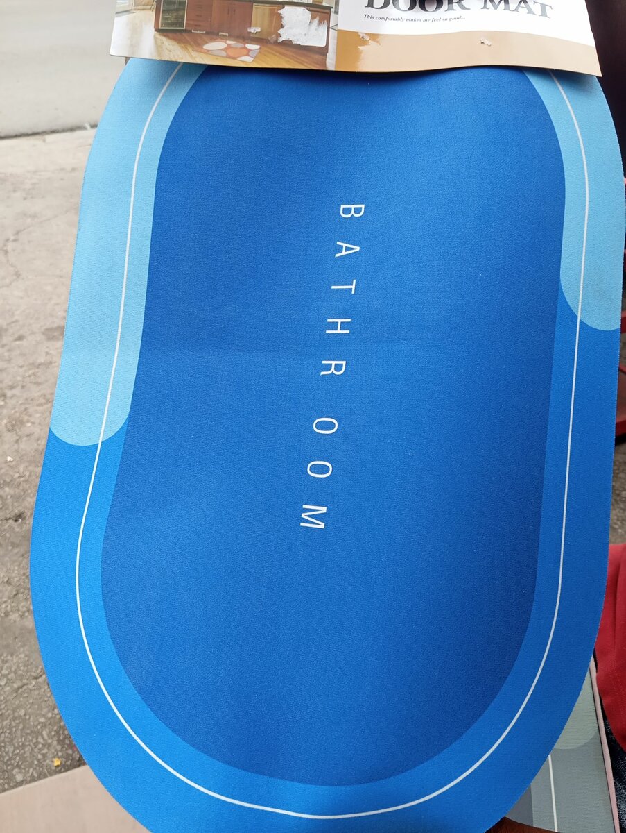 Tapis de salle de bain anti dérapent,séchage rapide