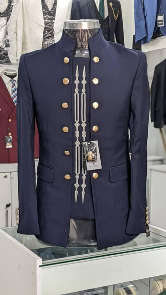 Suit bleu