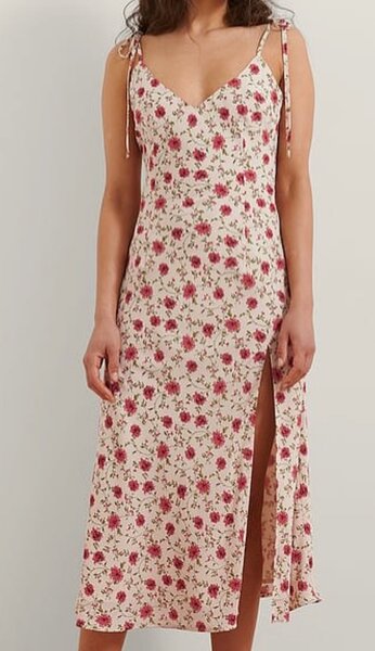 Flower Slit Dress