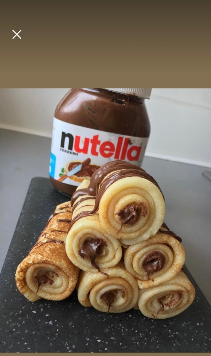 Crêpes au chocolat
