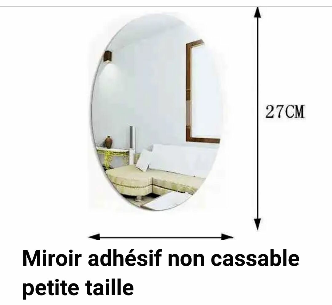 Miroir adhésif flexible