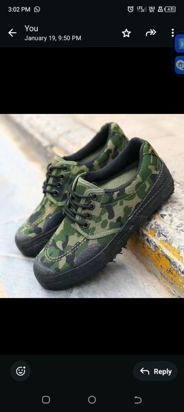 Army combat sneakers