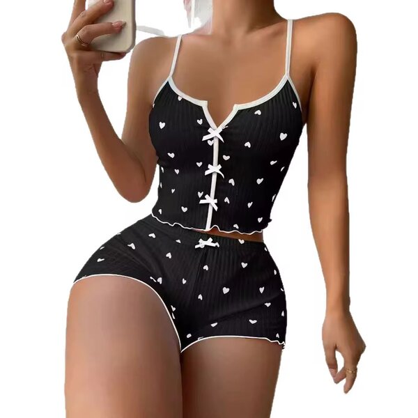 Pyjama Femme Cœur Chic
