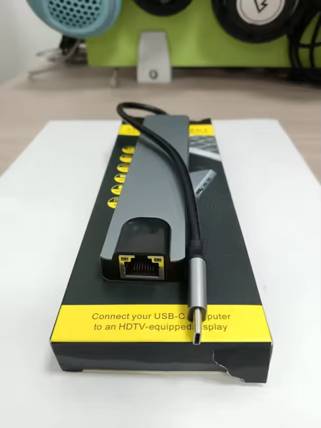 Hub USB-C 8-en-1 Haute Vitesse