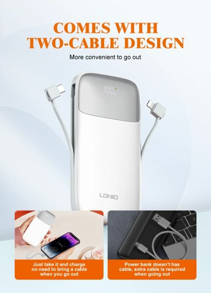 LDNIO 20000mAh Powerbank