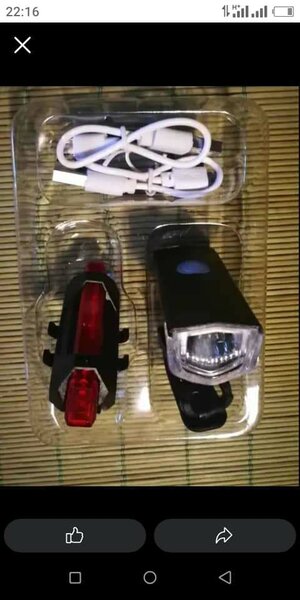 Waterproof Bicycle Light Set