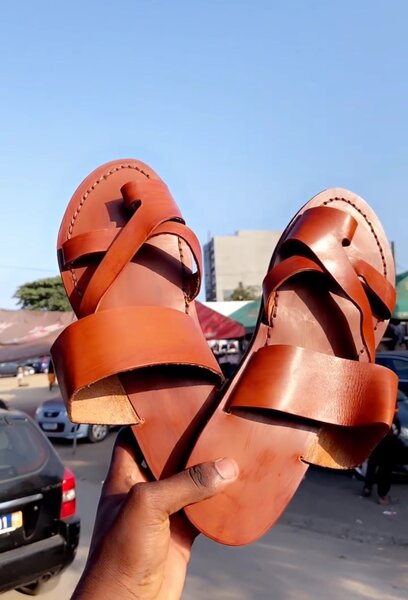 Sandales 100% cuir