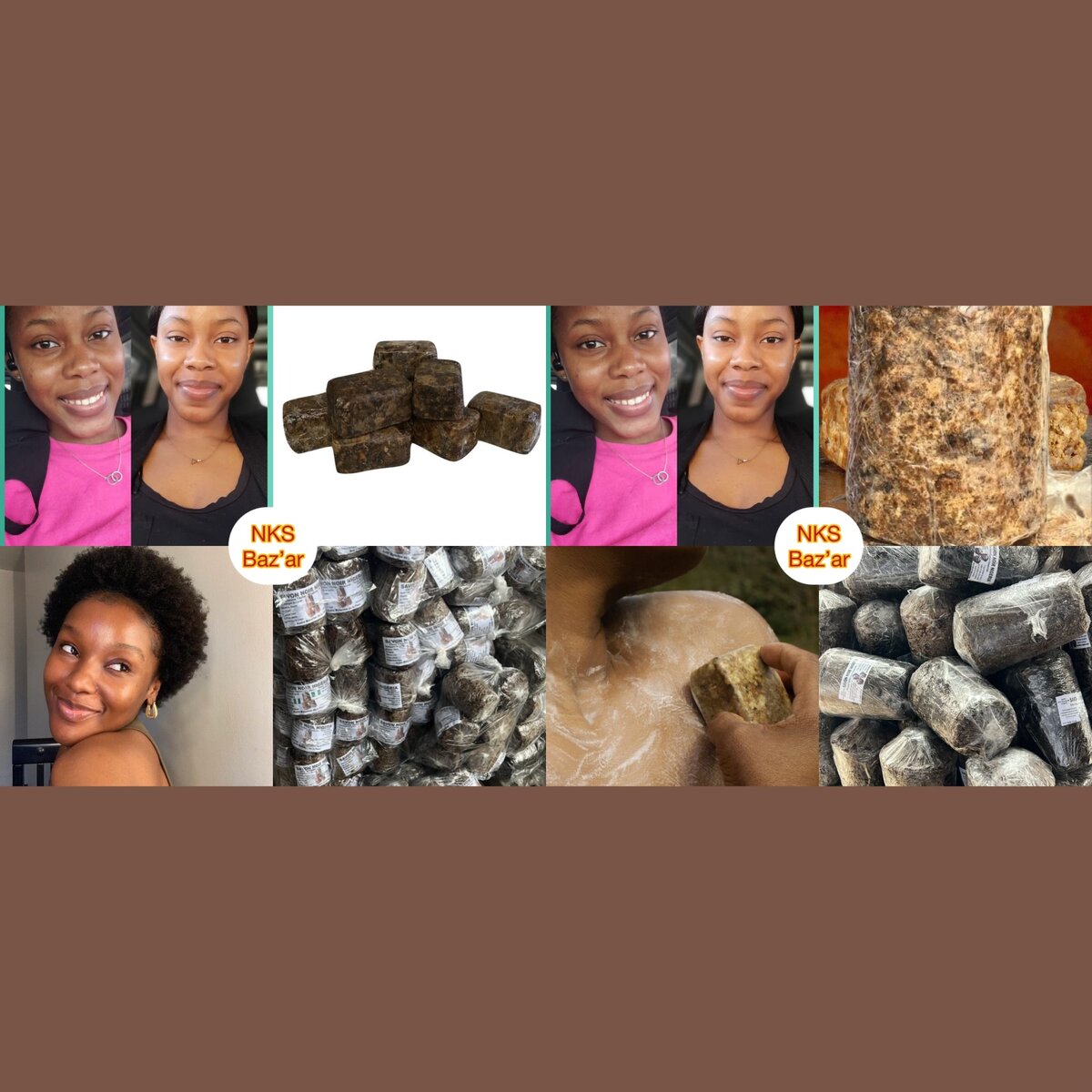 Savon noir du Nigeria en gros à partir de 12 morceaux