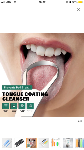 Tounge scraper