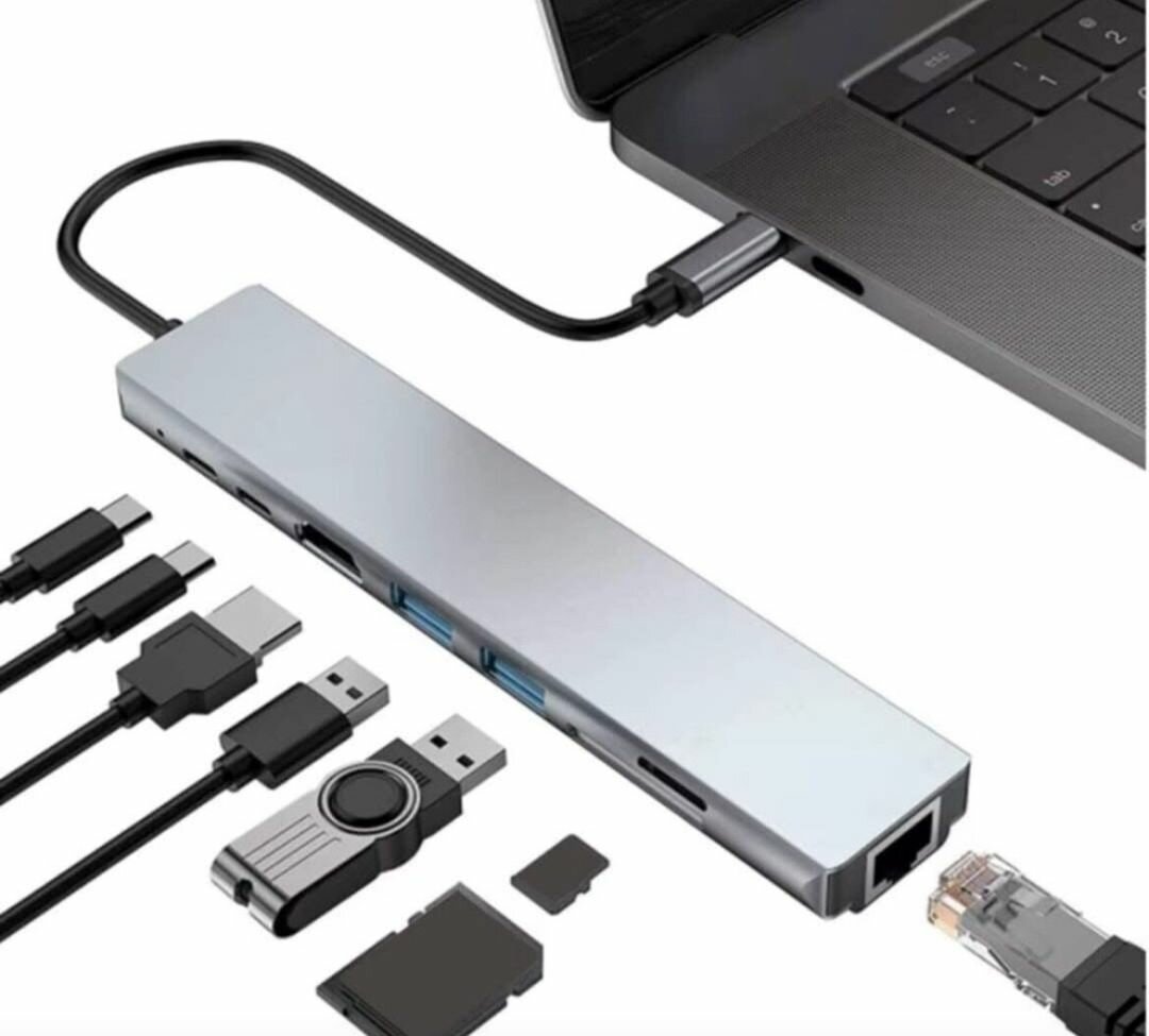 Hub multiport USB-C 10 en 1