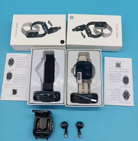 Montre Connectée avec Écouteurs Intégrés