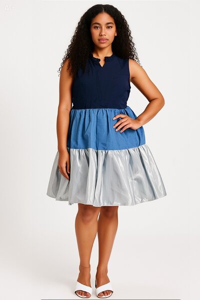 Robe imprimée féminine chic