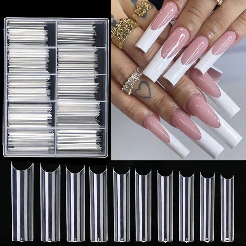 Long nail tip normal and arcylic