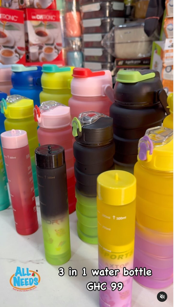 3 in 1 water bottle 