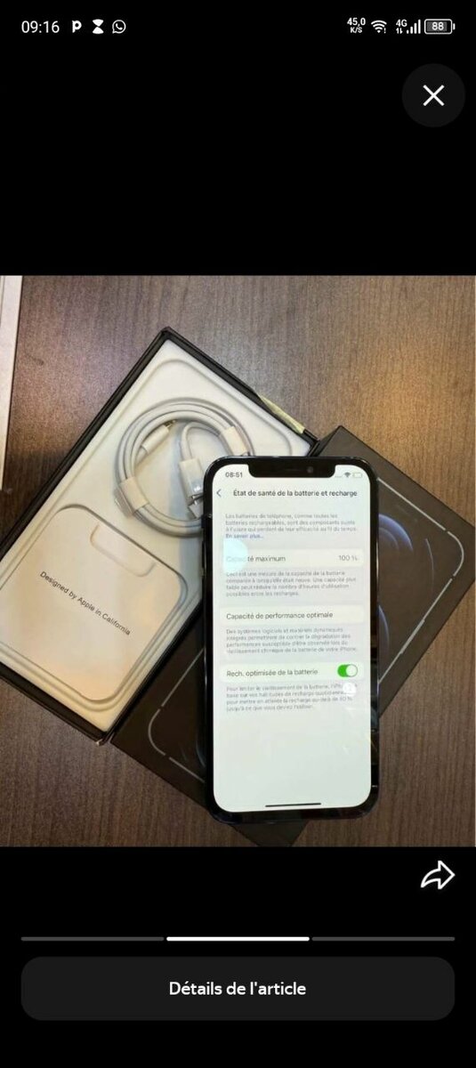 iPhone 12 Pro Max 128GB Neuf