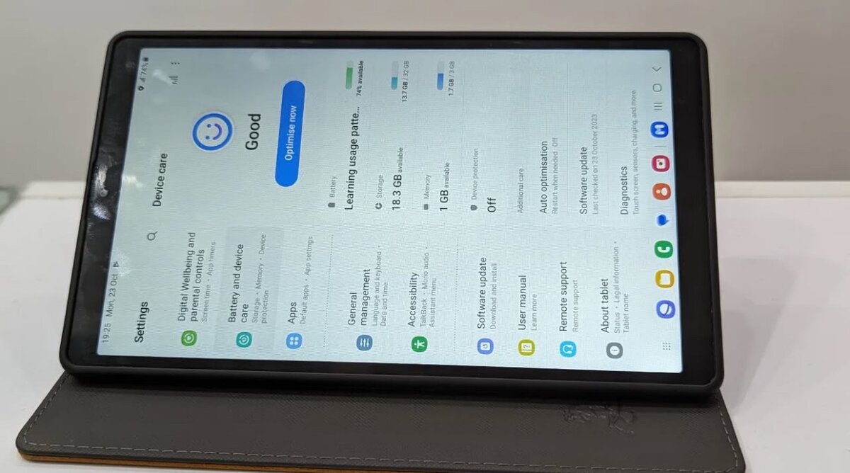 Samsung Tab A7 lite
