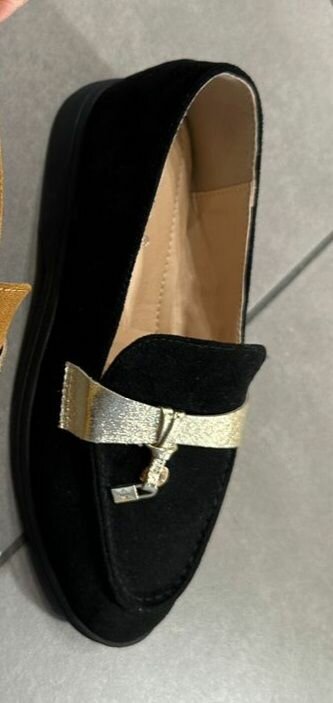 Baladeuse mocassin noir