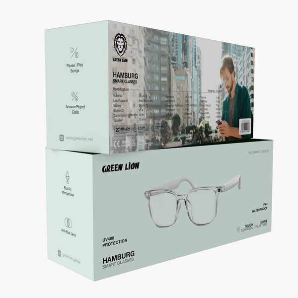 Lunettes Bluetooth Green Lion