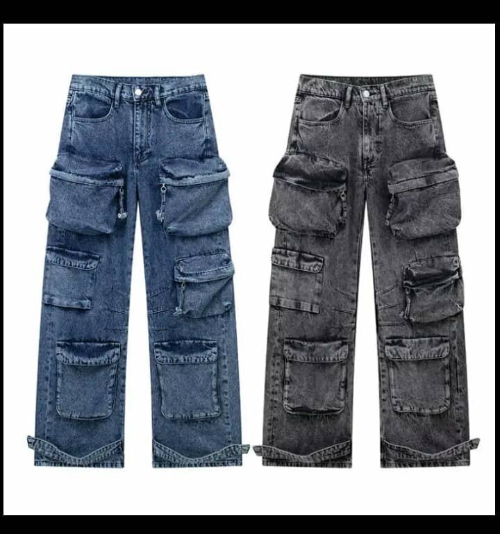 WOMEN FASHION DRESS AND CARGO JEANS