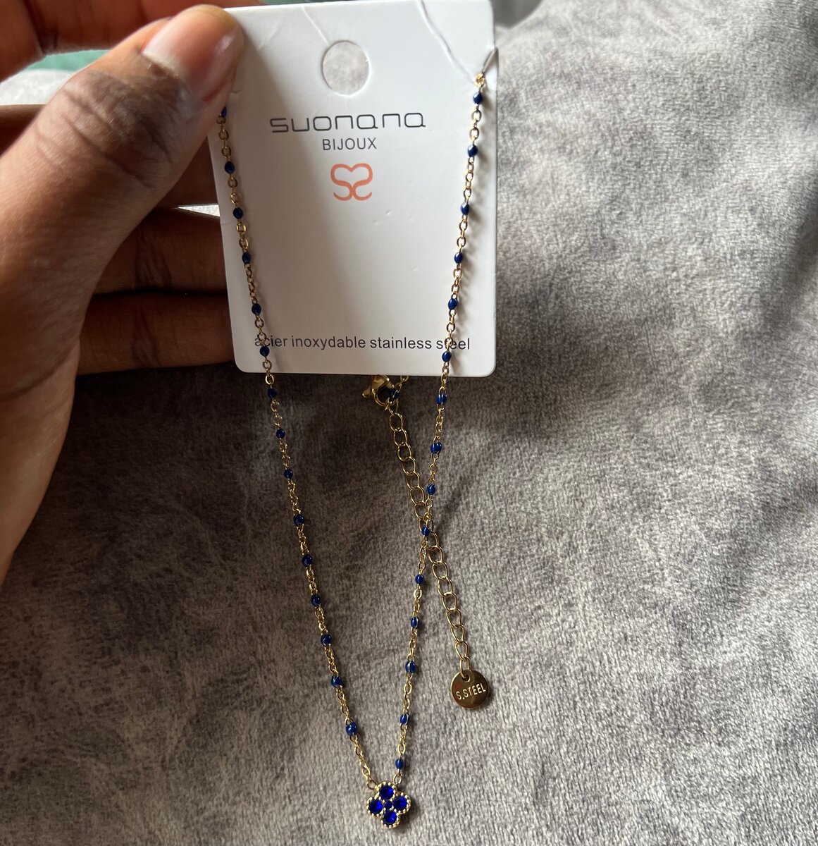 Collier fin en acier inoxydable