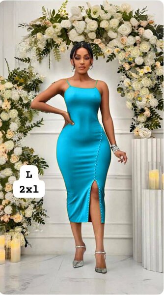 Side beaded dress