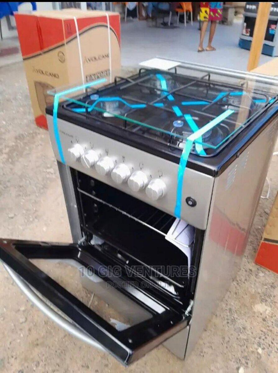 Volcano stove with oven