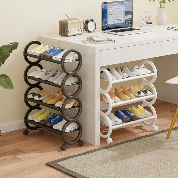 Étagère à chaussures compacte