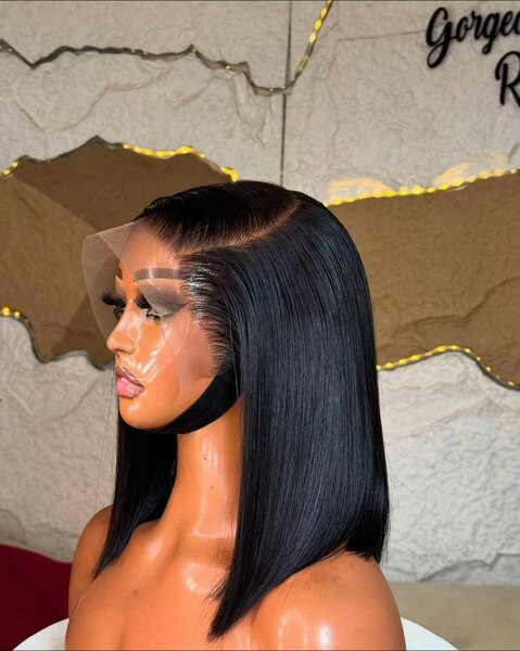 Perruque Bob en Dentelle