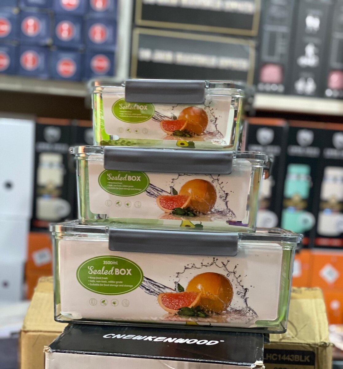 Glass storage  set