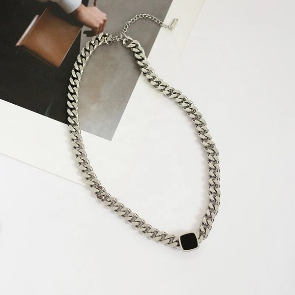 Unisex God & Silver Set Necklace
