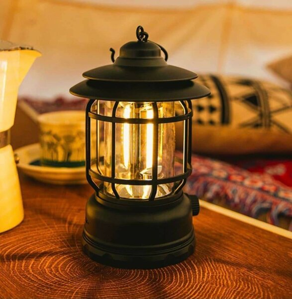 Lampe de camping rechargeable alimentée par batterie - Lampe