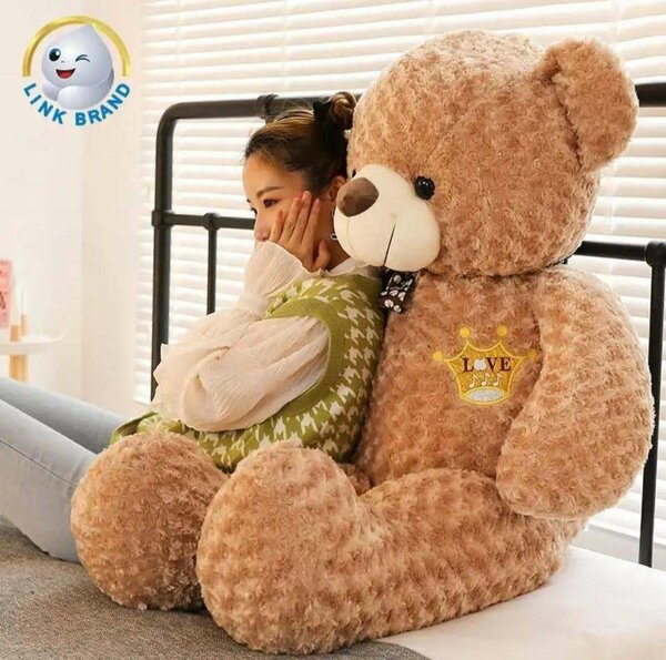 Peluche géant ours brun doux