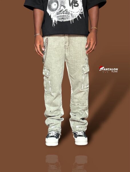 Pantalon customiser en jeans