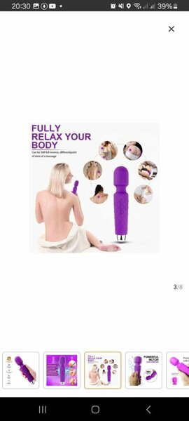Vibromasseur violet