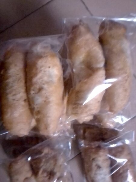 Baguettes fraîchement emballées