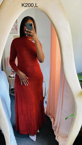 red dress