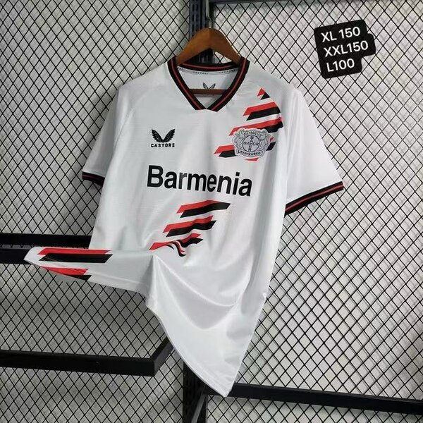 Maillot de football Bayer blanc