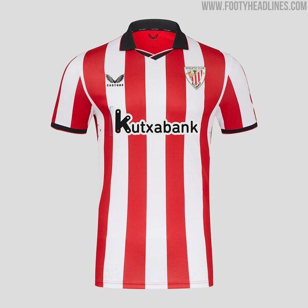 Maillot de football rayé rouge