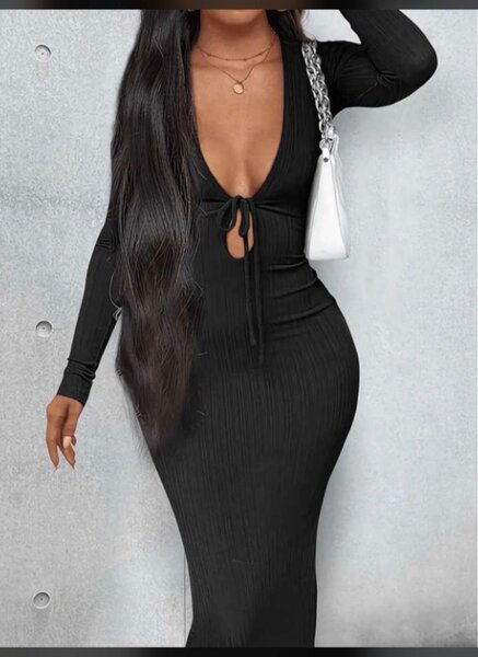 Robe plaquer longue